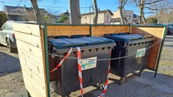 QCE - UFC - Que Choisir Ensemble  : Les bacs des ordures ménagères ont été installés.